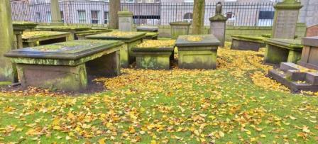 leaves in St Nicholas graveyard cropped